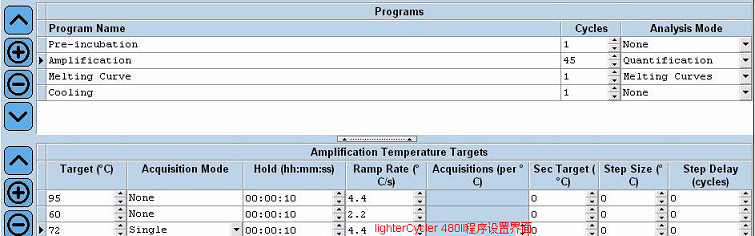 LightCycler 480運(yùn)行程序設(shè)置界面.jpg LightCycler 480運(yùn)行程序設(shè)置界面.jpg